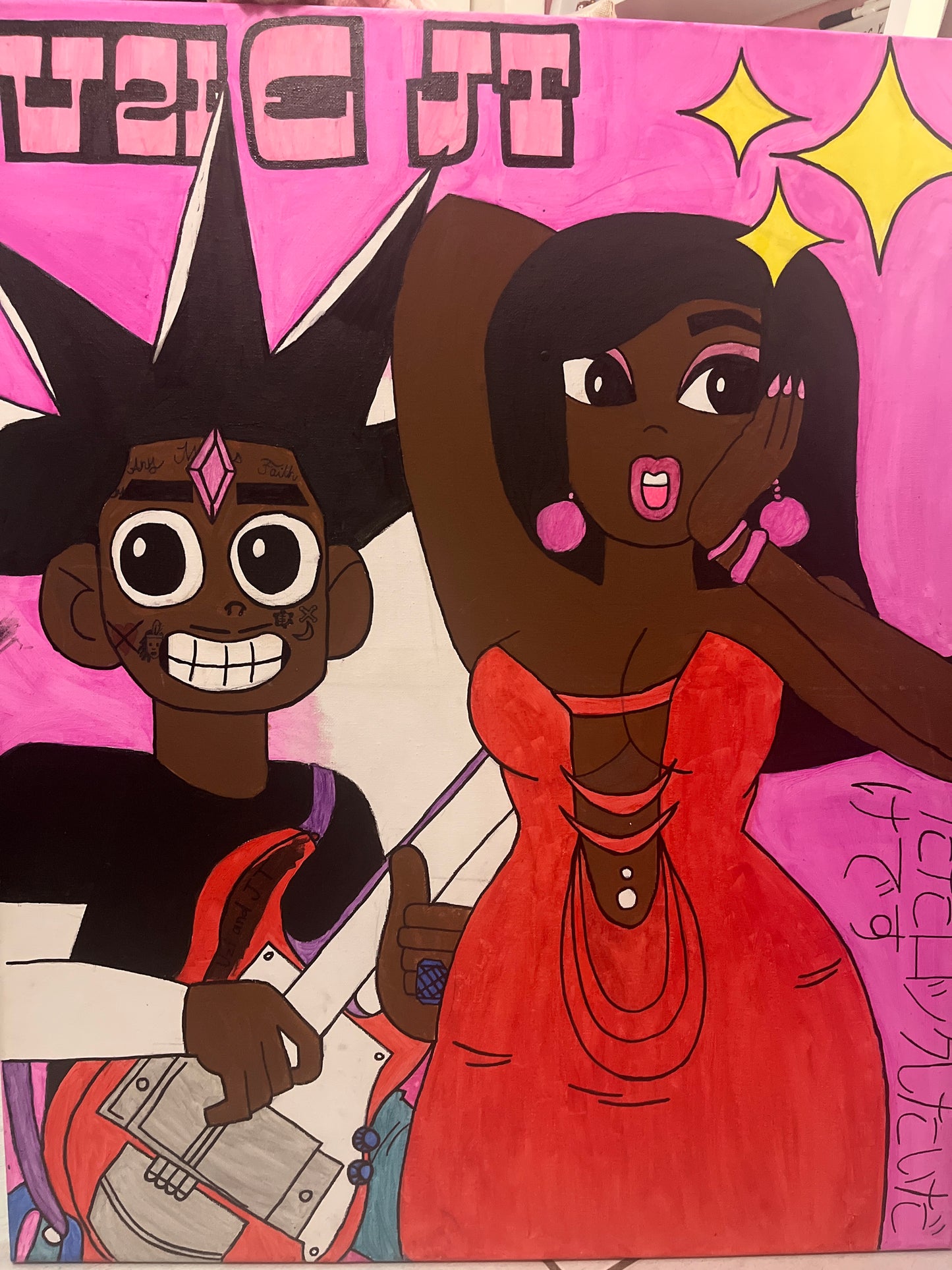 Custom Uzi and JT painting đ¸