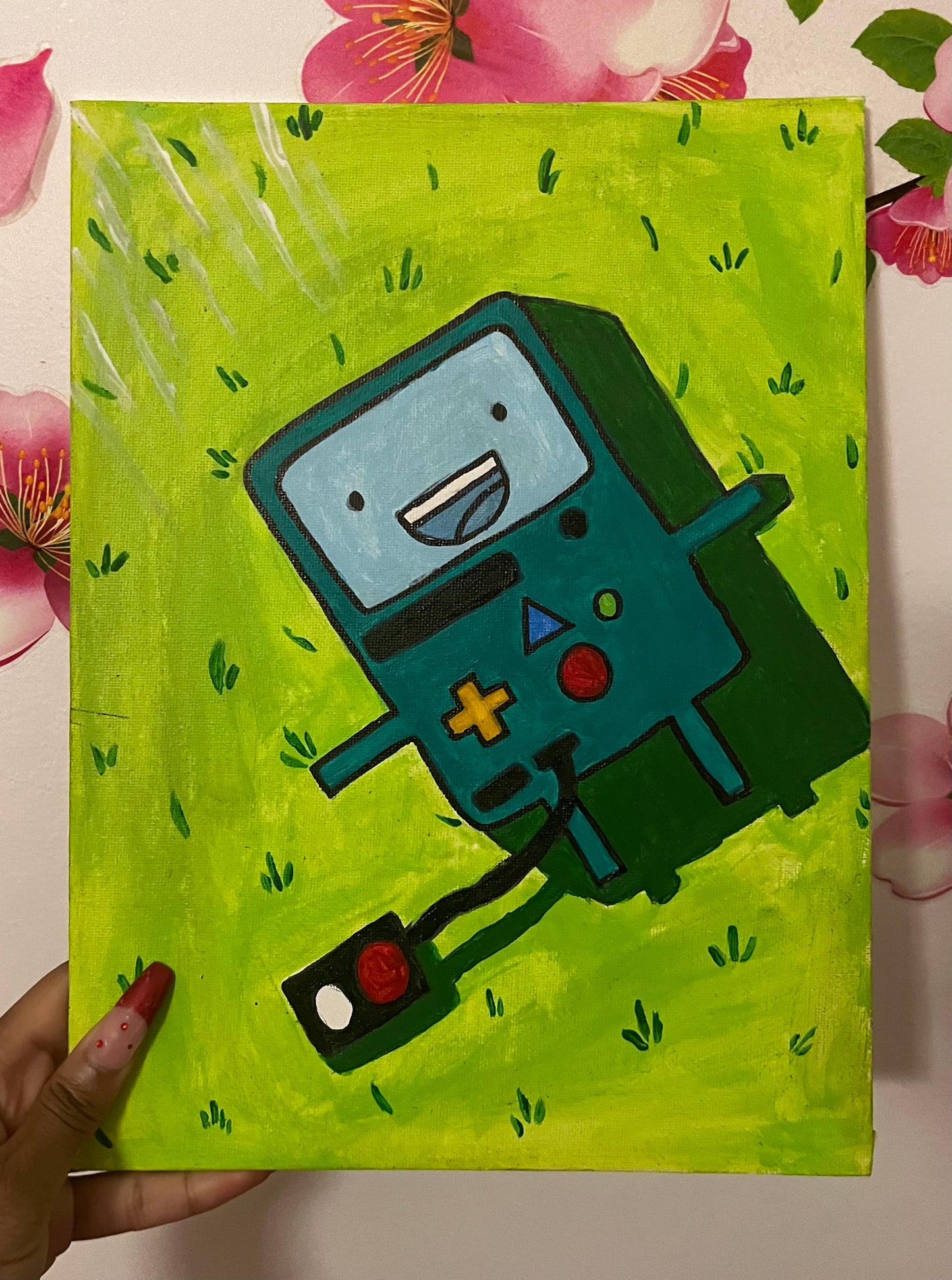 Custom BMO Painting from Adventure Time